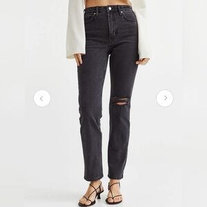 H&M Vintage Straight High Jeans, size 34